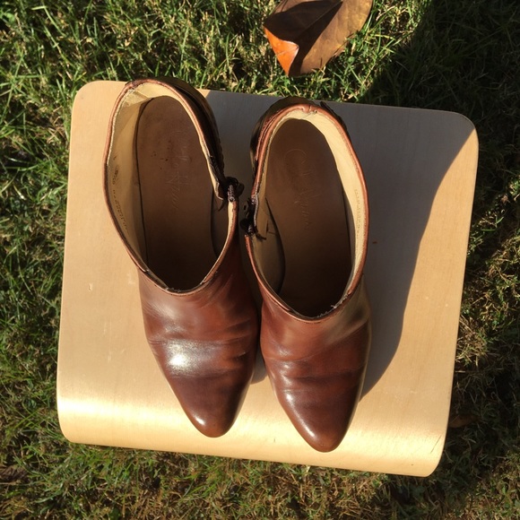 Cole Haan pointed toe zip booties - Picture 3 of 11